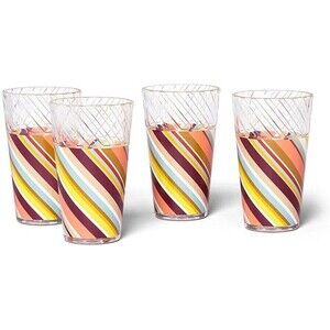 Missoni For Target StripedTumblers 20th Anniversary Collection 22oz 4 Cup Set